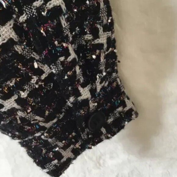 Loft Multi-Color Lurex Tweed Cropped Jacket - Picture 7 of 10